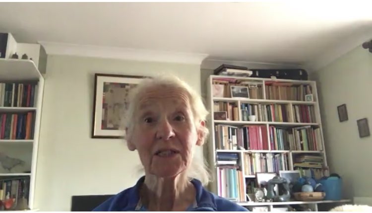 TalksNorfolk's tweet photo. Really pleased the 2 sneak peek talks I have so far attached have had a good reception. As we wait for videos to be accessioned by @EAFilmArchive I hope to add a few more for regional viewing &amp; knowledge. TY for the support. Here’s Heather Edwards BEM mid flow #norwich #norfolk https://t.co/A6vA2Au88T