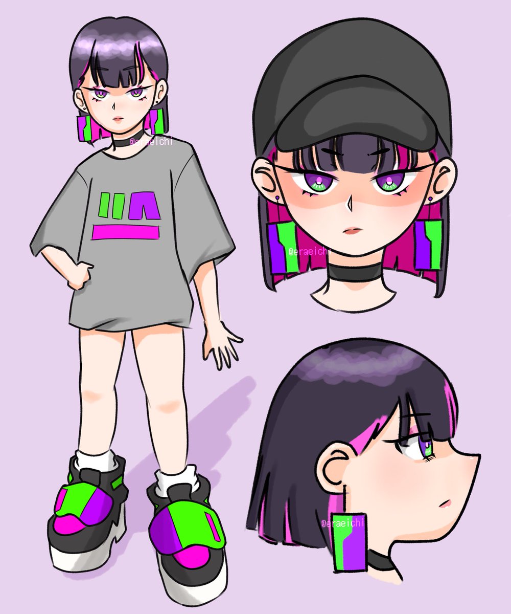 eraeichi's tweet photo. Study me // Zutomayo 💜💚

#お勉強しといてよ #artph https://t.co/A4uBPA2tIr