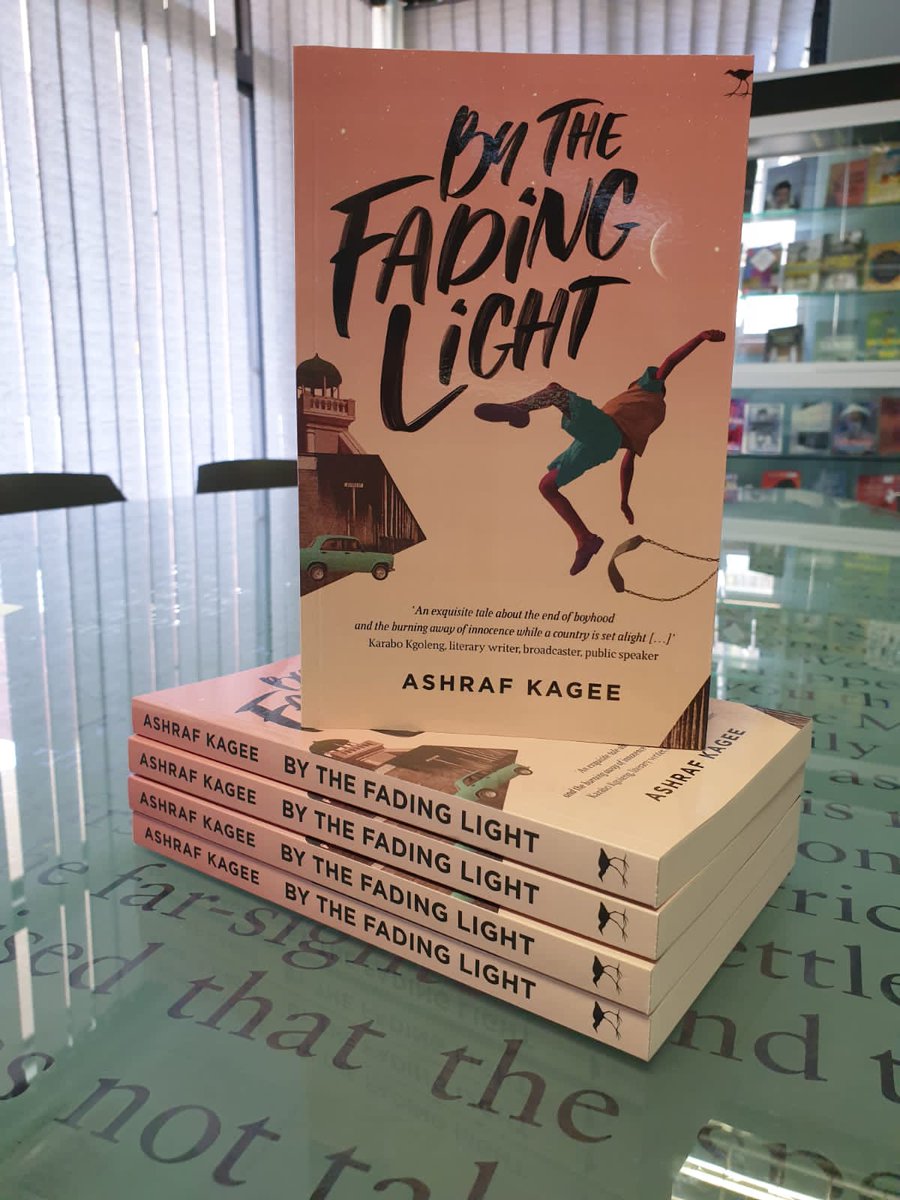 NGoetham's tweet photo. Look-see! Advance copies of the new novel #ByTheFadingLight by @skagee have dropped at @JacanaMedia HQ!! One tiny tweak and it'll be read for the big print run 🙌🏾📚👍🏾 https://t.co/r5Az4ApI5t