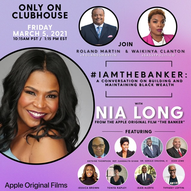 collegegurljb's tweet photo. Meet me today on ClubHouse at 1:15pm EST to discuss #IAMTHEBANKER: A Conversation on Building and Maintaining Black Wealth. #THEBANKER #financialfreedom #investment #realestate #money #education #fridayvibes https://t.co/EhGxrn0ZO7