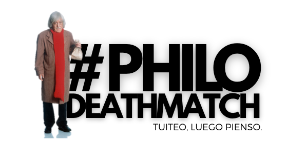 DiegoFonsecaDF's tweet photo. #PhiloDeathMatch
#PhDM
Coming soon.
Chief Duel Maker: @deFreitasJH.
Chapatín o el hipocratismo oscurantista.
El Chapulín y su torpe astucia de citas sabihondas enrevesadas (un tuitero corriente).
Lucas y Chaparrón Bonaparte, filósofos barriales alucinados.
El diogenésico Chavo. https://t.co/hERtz3TODF