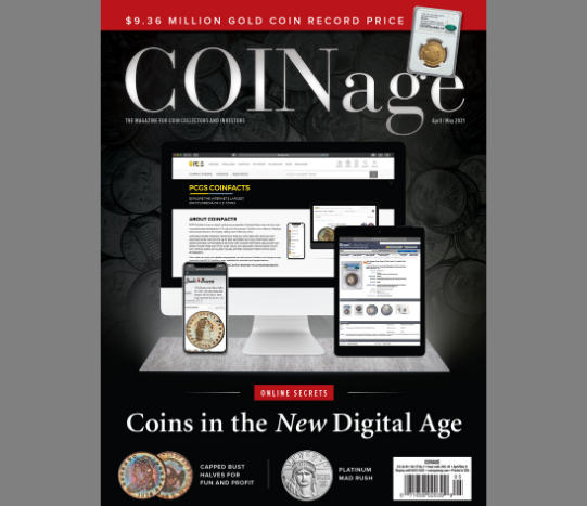 coinagemag's tweet photo. The April-May 2021 issue of COINage is at the printer and will begin arriving in inboxes and mailboxes in about a week. Visit our site to enjoy a sneak peek: https://t.co/Aey829ThsJ #coincollecting #uscoins #worldcoins #coinresearch #coinauctions #internet #digitalage https://t.co/cq8T2Q8o6x