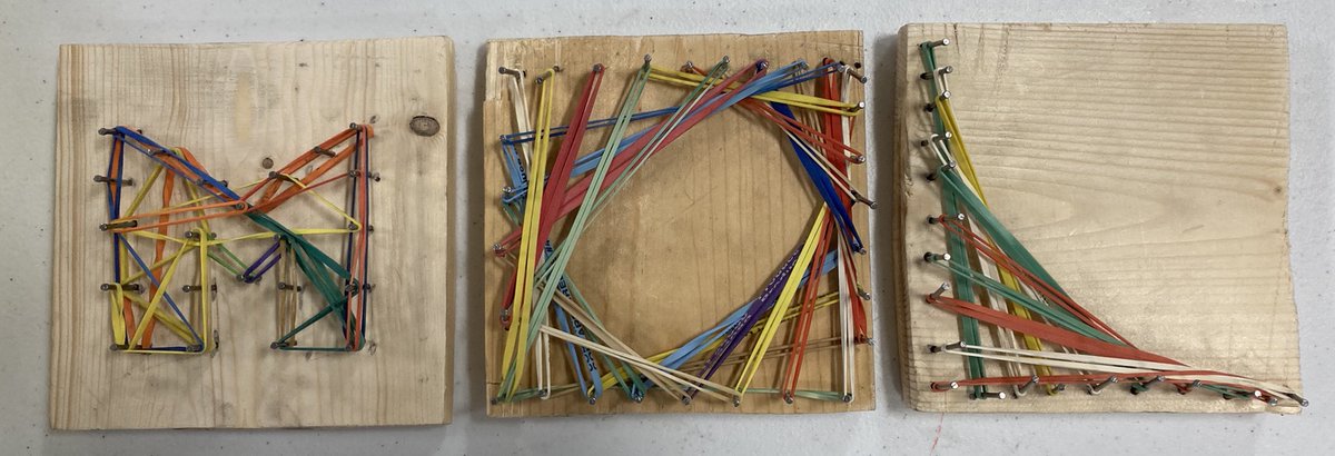 mountain_makers's tweet photo. Some of our finished #woodworking #math #art projects from #YTL this week, so fun! #MakingMath https://t.co/StO8LVuF9u