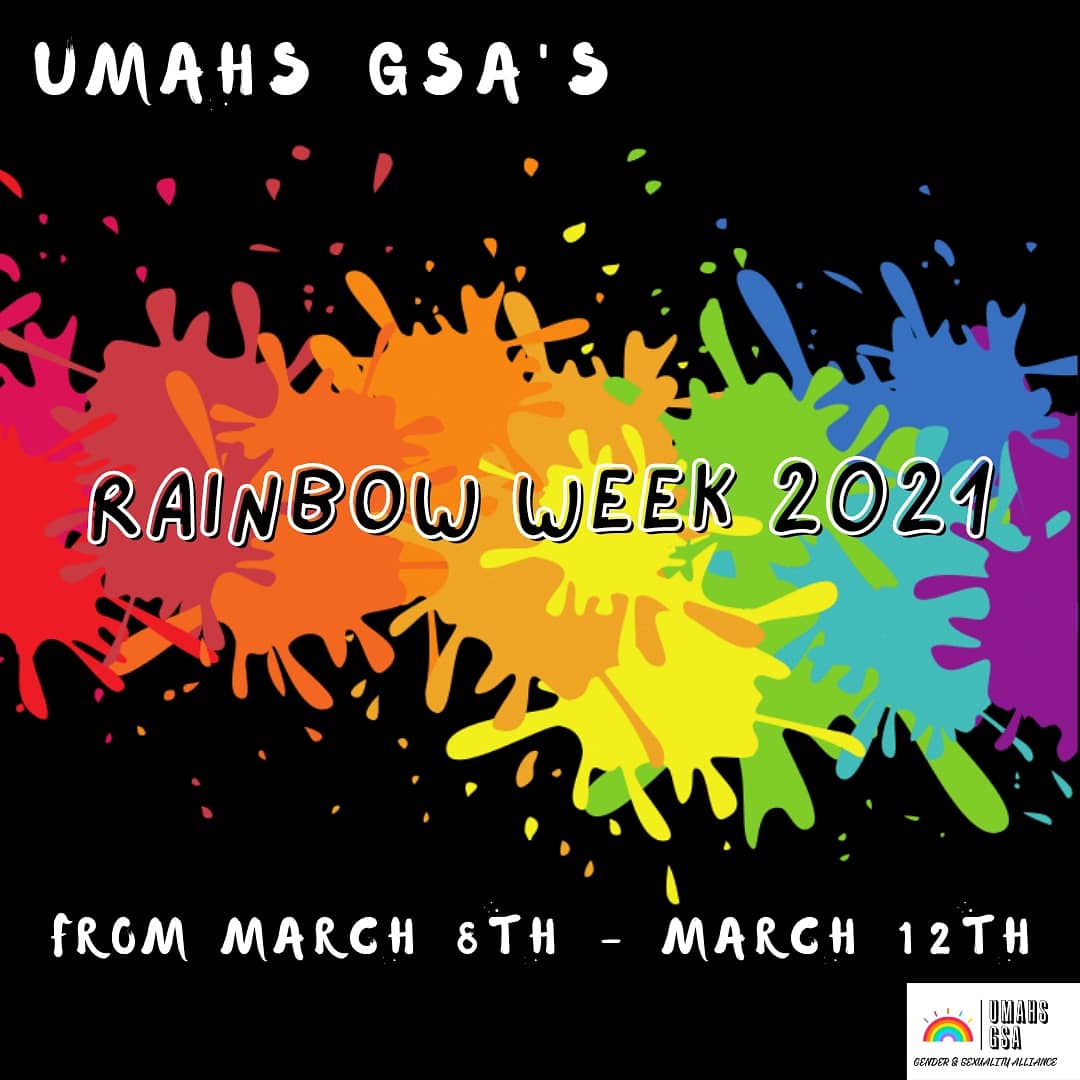 umahsgsa's tweet photo. Next Week is RAINBOW WEEK!! We hope to see you all participate!! @DrToleno @UpperMerionSD @mrs_imhoff @MrsBearoff #pride https://t.co/zqlSsrTXwr