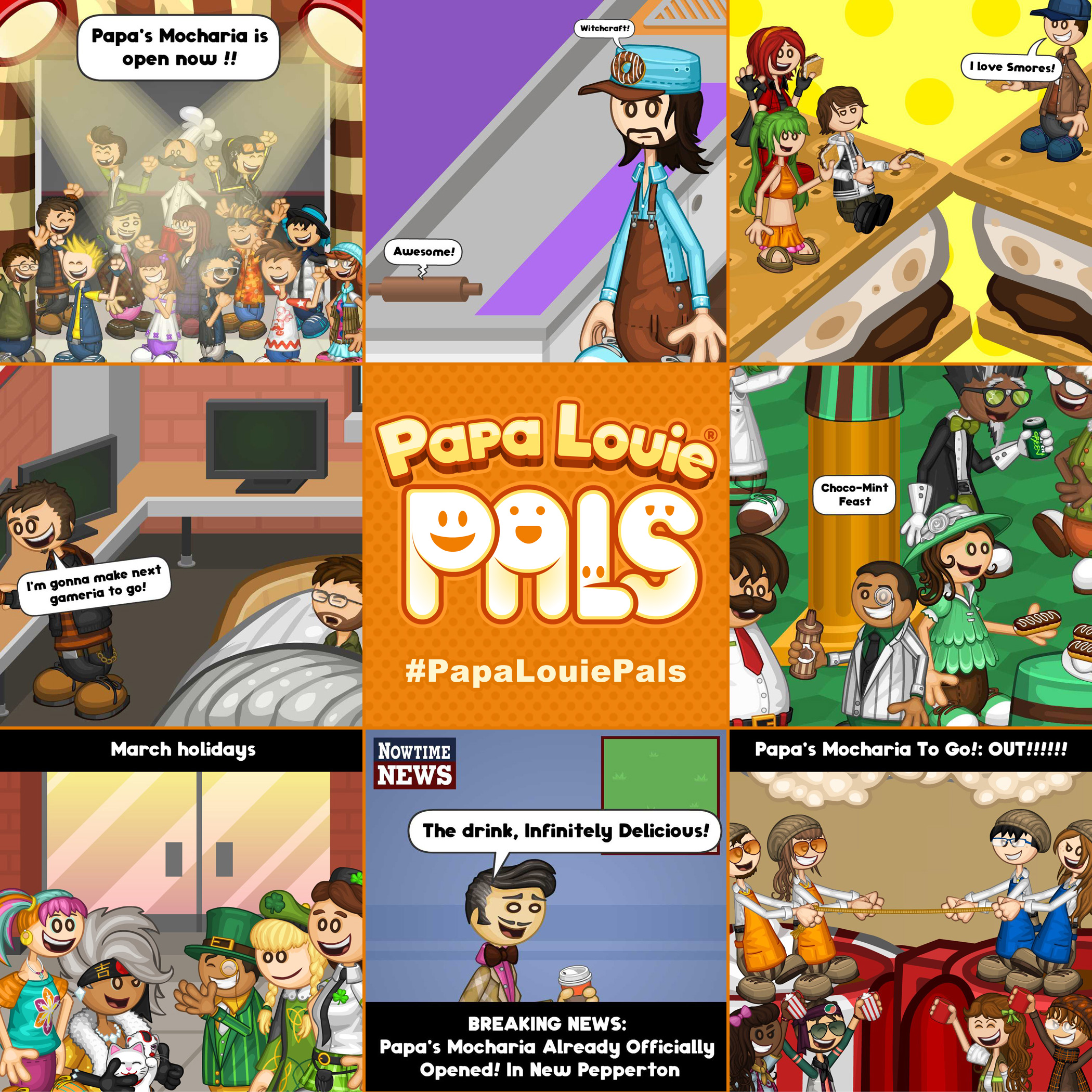 Flipline Studios - Papa Louie Pals: Scenes and a Preview!   #PapaLouiePals