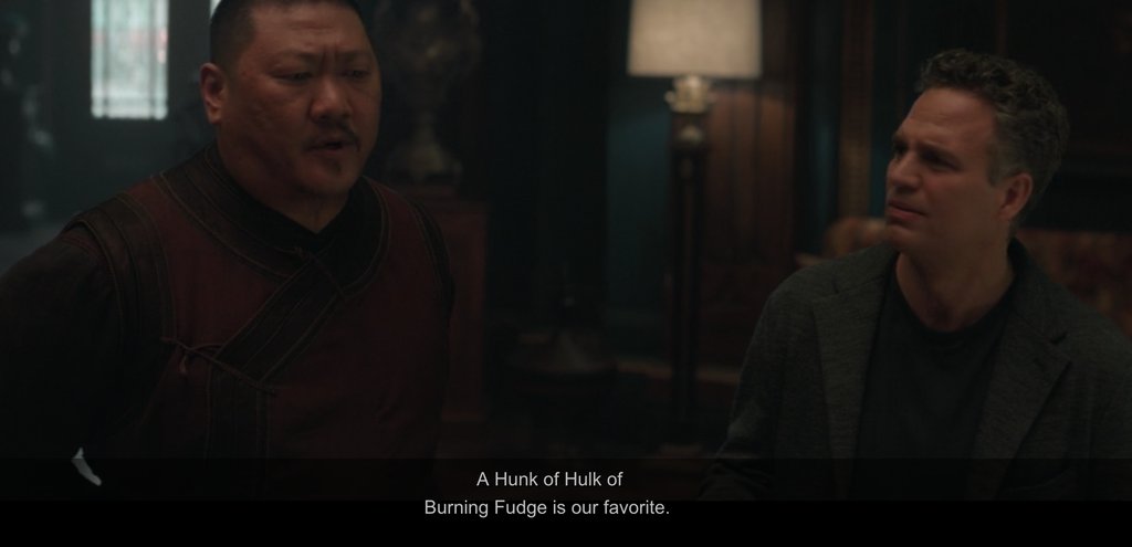 In Infinity War (2018), Wong says that his favourite flavour of Ben and Jer...