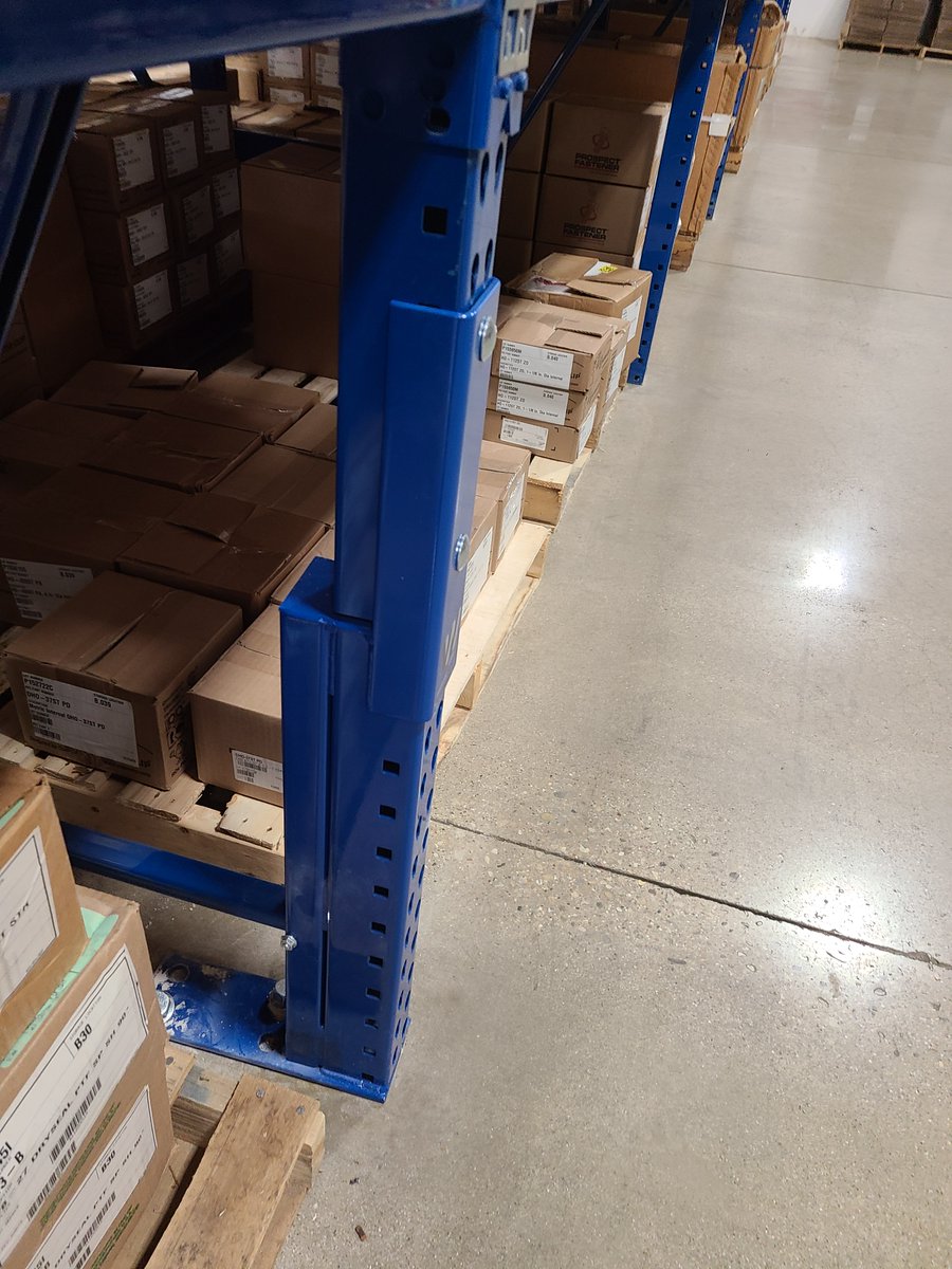 Never underestimate the power of rack repair! We recently installed 27 <a href="/WWMHLLC/">Worldwide Material Handling</a> rack repair kits for a client and the results were flawless.

Learn more about this project: dak-solutions.com/resources/reso…

#warehouse #warehousesolutions #palletracking