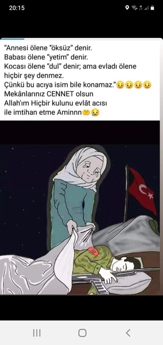 "Ey şehid oğlu şehid , isteme benden makber ,
Sana âguşunu açmış bekliyor Peygamber ..." 

Mehmet Akif Ersoy