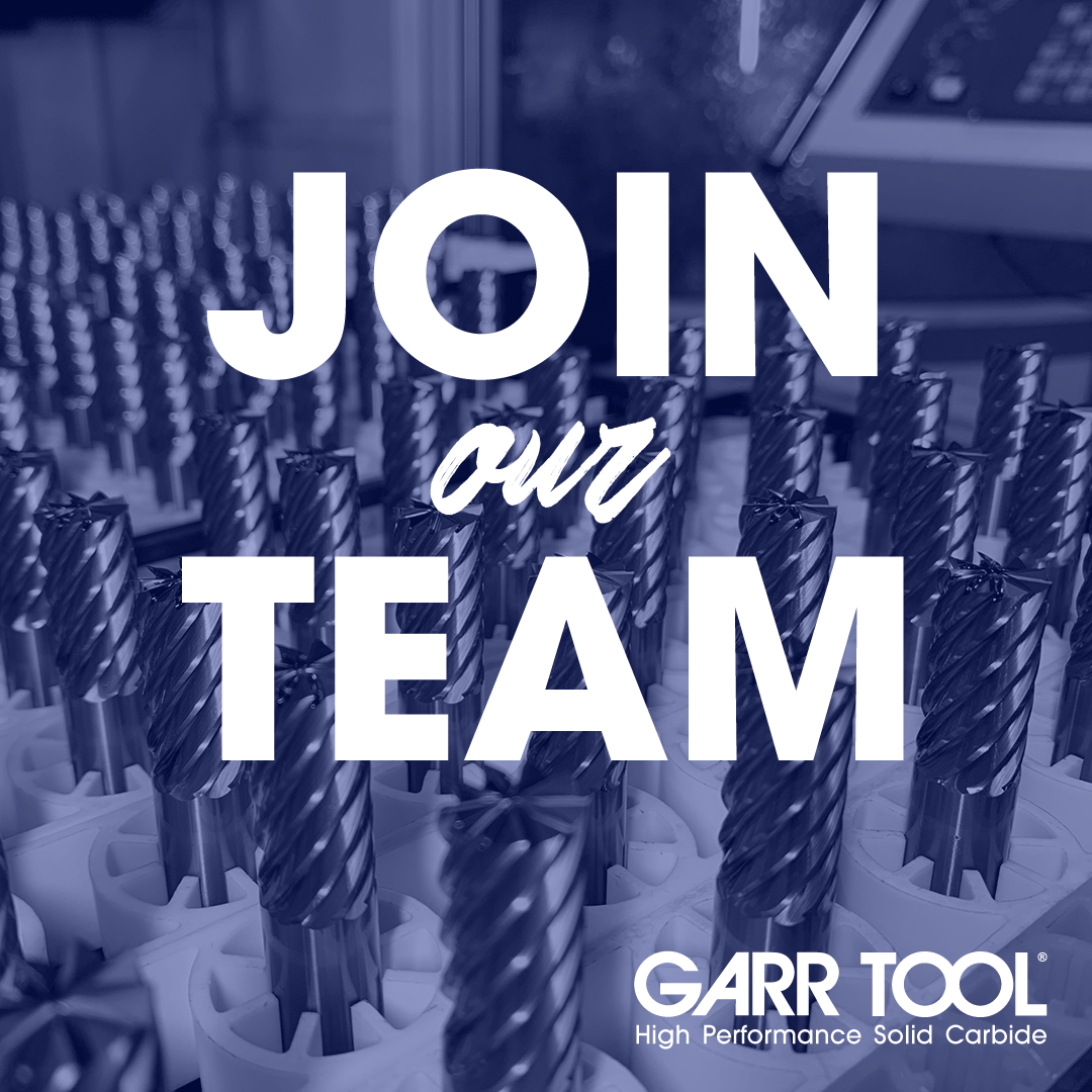 GARRTOOL's tweet image. Apply today at GARR TOOL! • garrtool.com/join-our-team/ • #jobs #hiring #werehiring #GARRTOOL