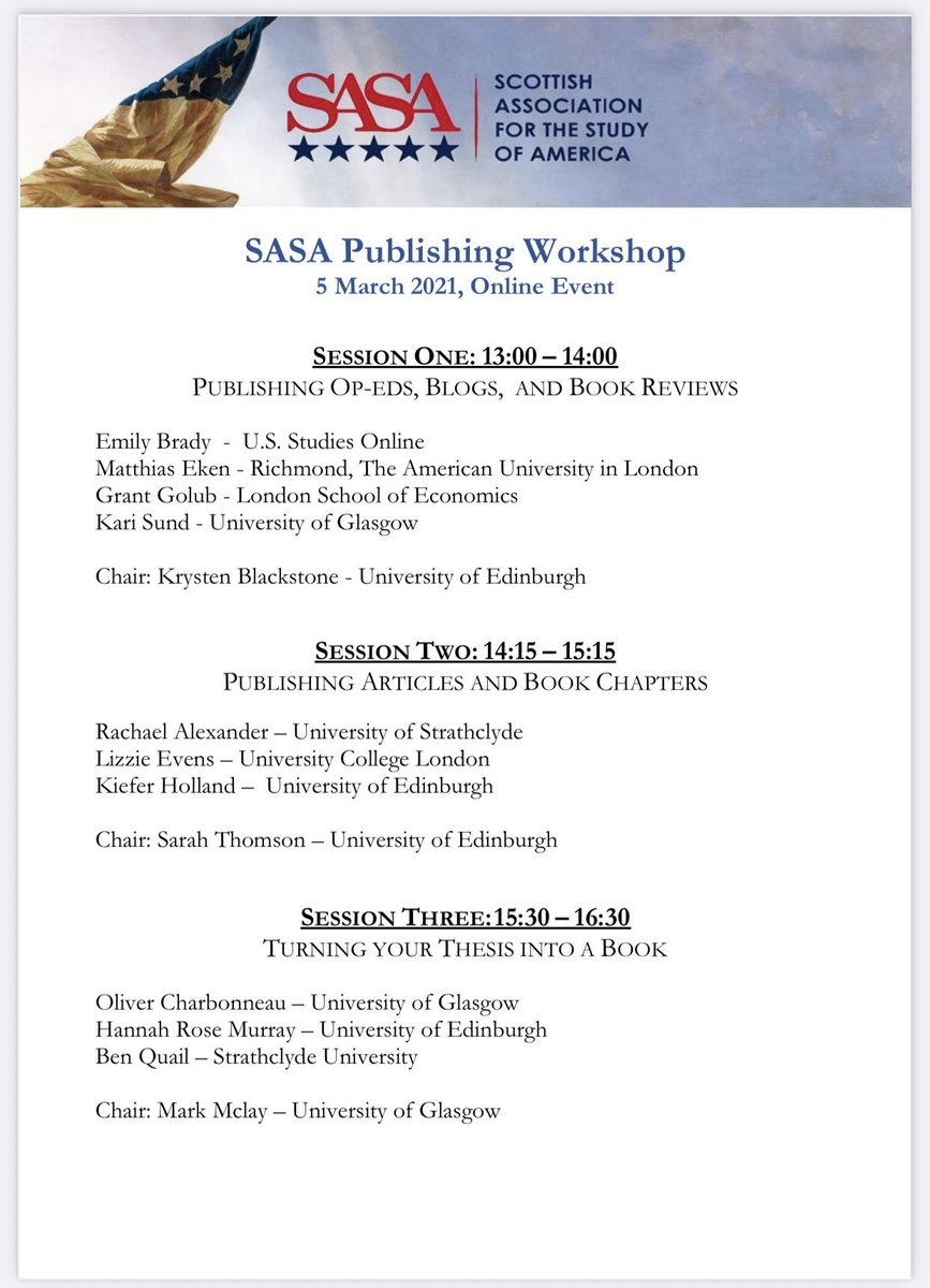 SMGMackay's tweet photo. Huge thanks to everyone who came along to the SASA postgrad/ECR workshop today- especially to our 10 excellent speakers, and to my fellow committee members for chairing panels!! #SASA2021 🇺🇸 https://t.co/3kVwBlMrsF