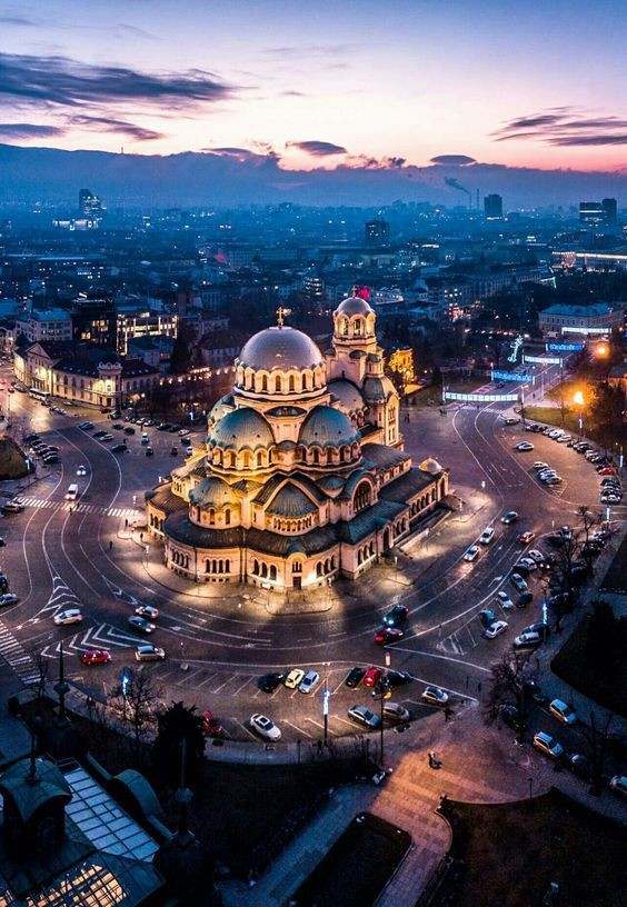 Alexander Nevsky Cathedral in Sofia, Bulgaria.