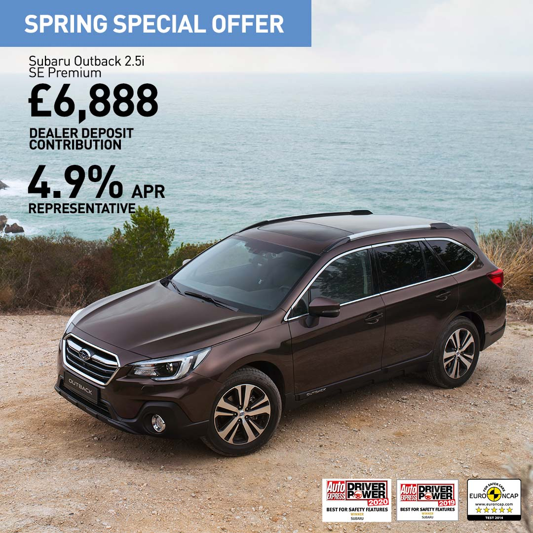 March Outback Offers! We have some fantastic deals on PCP &amp; PCH. 
Only available for March so don't miss out - Call Duncan or Bruce today on 01575 572404 - details bit.ly/3qq9dSE 😀 #subaru #outback #autosalescars