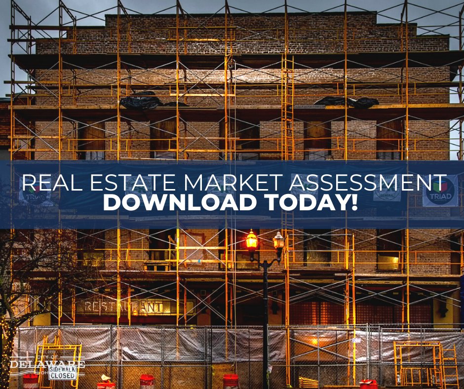 Looking to take a deep dive into the community’s real estate market, the City of Delaware partnered with DiSalvo Development Advisors (DDA) to conduct a real estate assessment ->> bit.ly/2PGtWF7

-
-

#economicdevelopment #delawareithappens #delawaremeansbusinesses