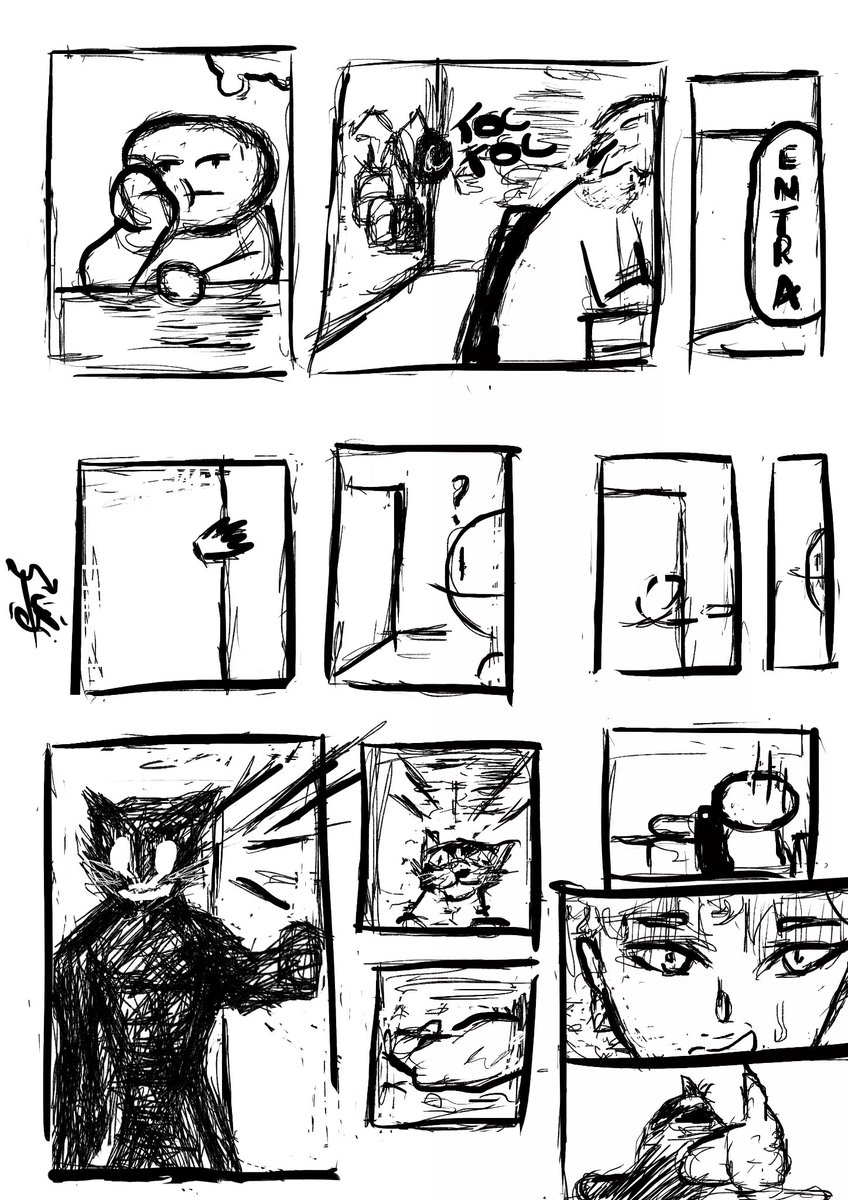 FoscoFundo's tweet photo. Estou entrando.

Alguém mais tem um gato que consegue abrir a porta do quarto ?
Minhas gatas são fora do normal 

#cat #cats #gato #gatos #gata #gatas #abreessaporta #like #hello  #tirinha #tirinhas #estudos #personagens  #estiloproprio #desenho https://t.co/fW3T4oTQcD