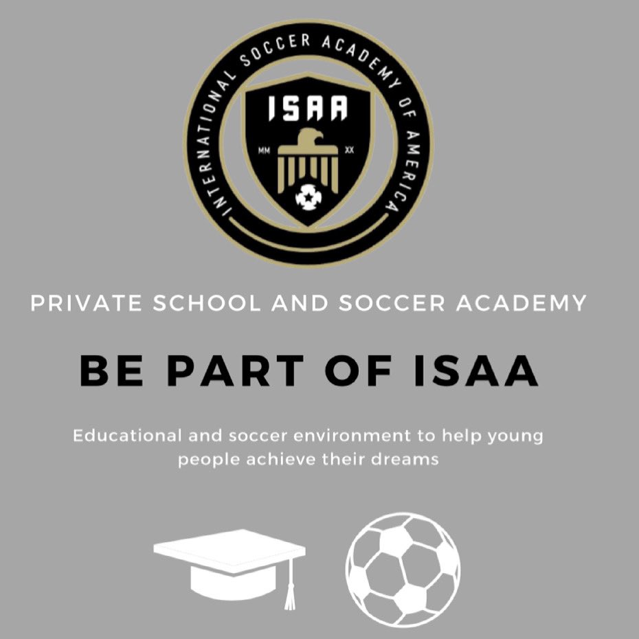 International Soccer Academy of America !!! Be part of it !!!! 
Studied and Soccer in one place !!!