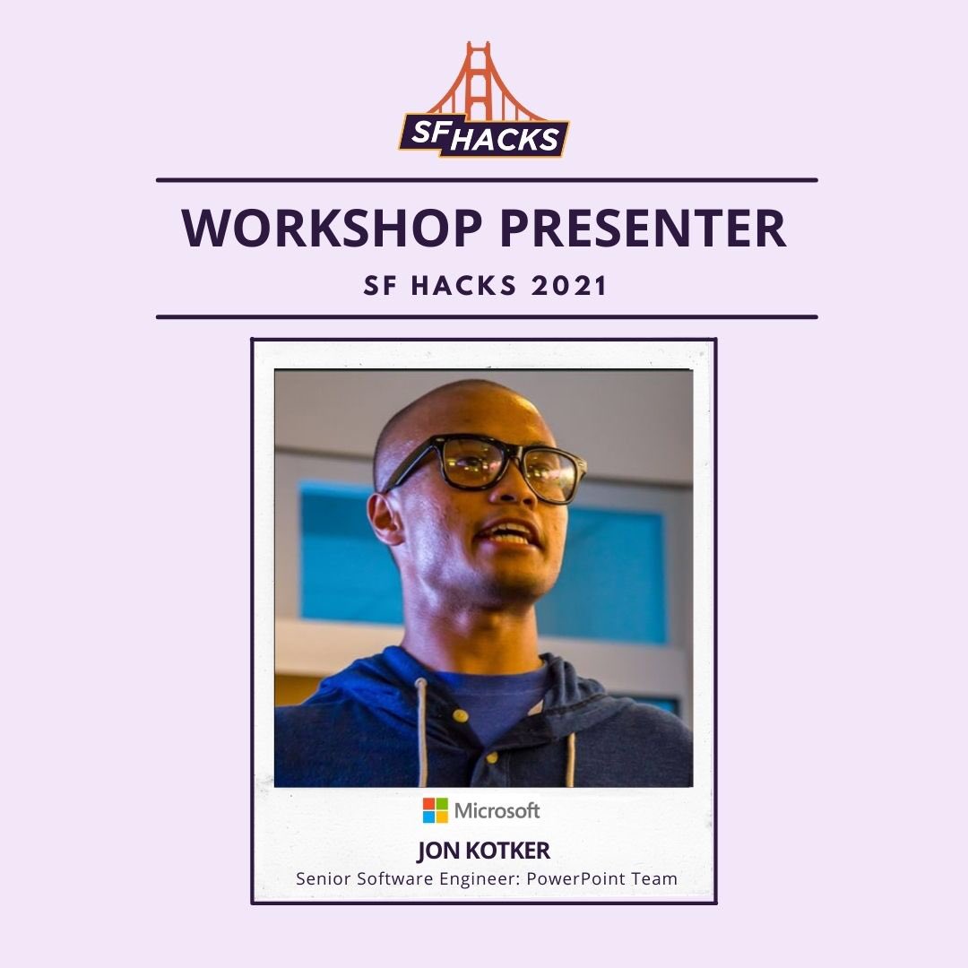 SF_Hacks's tweet photo. Announcing our ~Microsoft Azure for Students~ workshop which will be taking place during SF Hacks 2021! This workshop will be hosted by Jon Kotker from Microsoft! Swipe to learn more about our presenter and the workshop topic.🌉🐊💻

#sfhacks #sfsu #workshop https://t.co/pX9L1KVVGC