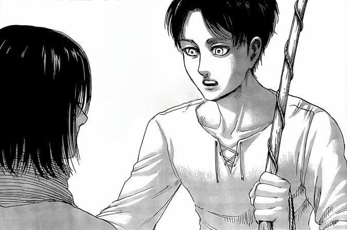 Elle44613032's tweet photo. "Then, I’d rather spend the remaining four years of my life quietly…here in this sequestered place…with only the two of us…” - Eren Jaeger to Mikasa Ackerman, 2021.
#aot138spoilers https://t.co/nZeYmisJcc
