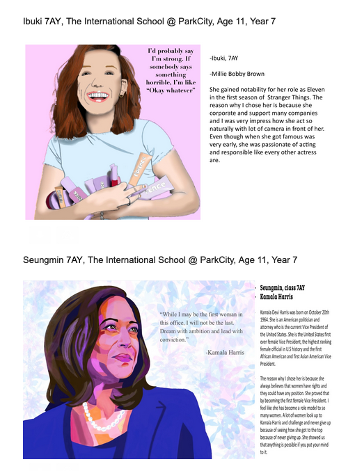 ArtiliciousAnn's tweet photo. My students have been working hard to develop their newly acquired digital art skills using Keynote and @Procreate. Many participated in the Fobisia Digital Art Competition to commemorate International Women's Day.
#ispKL #everyonecancreate #appleteacher #IWD2021 
@FOBISIA1 https://t.co/wl2jWi8nPc