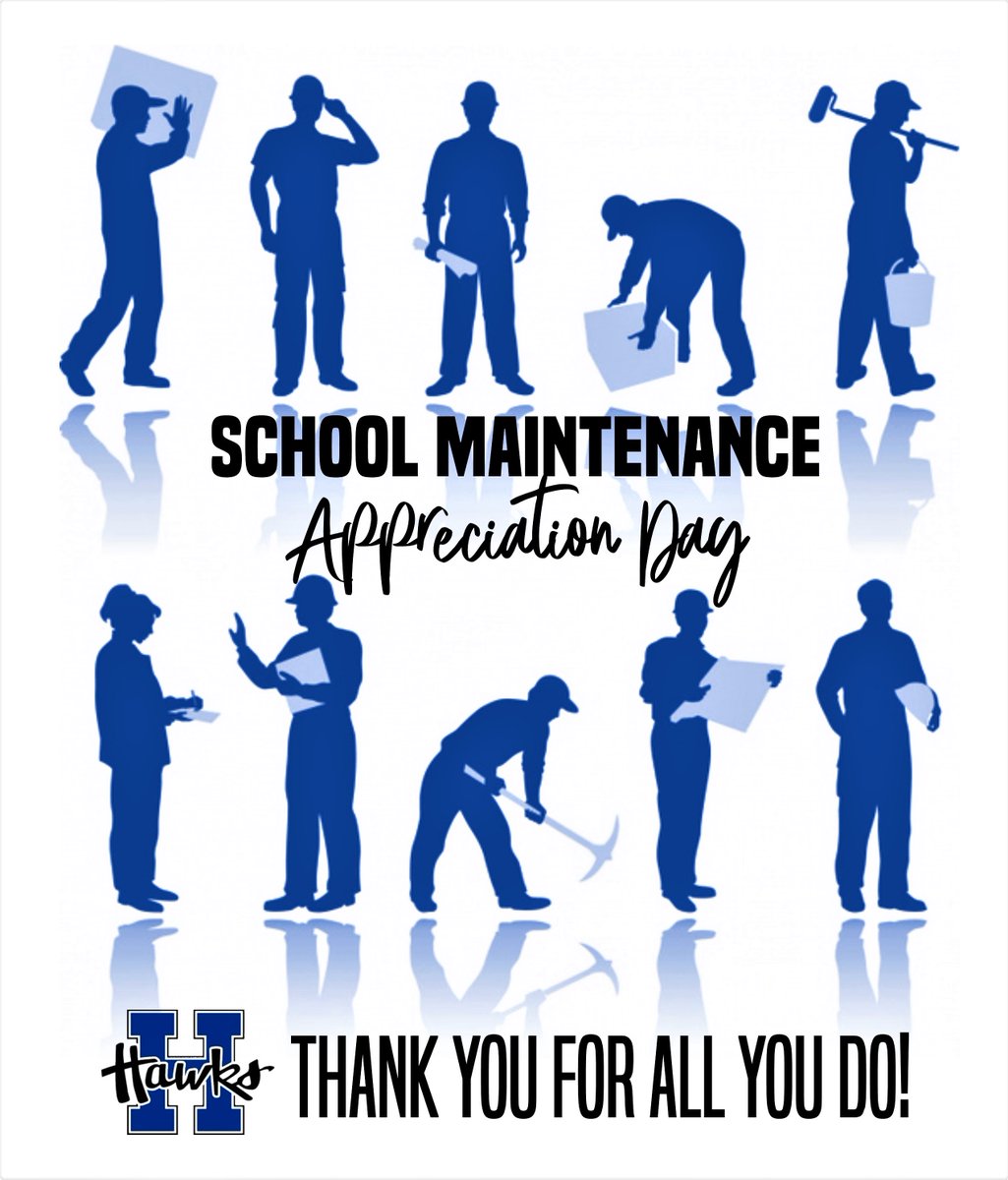 Hillsboro_R3's tweet photo. #HawkShoutOut to Tim Cossey, Ronnie Levall, Alan Werner, Mike Barczewski, Matt Dixon, Glyn Dix, Justin Lawson, Ray Bess, & Juanita Dowd who maintain, remedy, repair, install, and keep our grounds and campuses beautiful, and much, much more! You are appreciated more than you know! https://t.co/ZMih7M6FiV