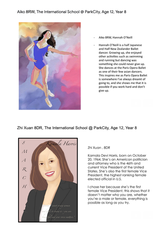 ArtiliciousAnn's tweet photo. My students have been working hard to develop their newly acquired digital art skills using Keynote and @Procreate. Many participated in the Fobisia Digital Art Competition to commemorate International Women's Day.
#ispKL #everyonecancreate #appleteacher #IWD2021 
@FOBISIA1 https://t.co/wl2jWi8nPc