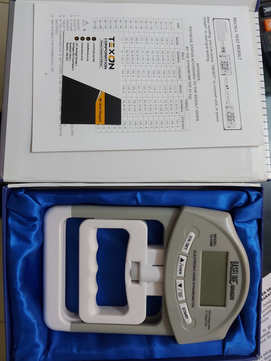 texoncorporatio's tweet photo. #Handdynamometer #Handgrip #handevaluation #Strength #Dynamometer #texoncorporation #physicaltherapy #Pt #physio https://t.co/TNaDii0FkS