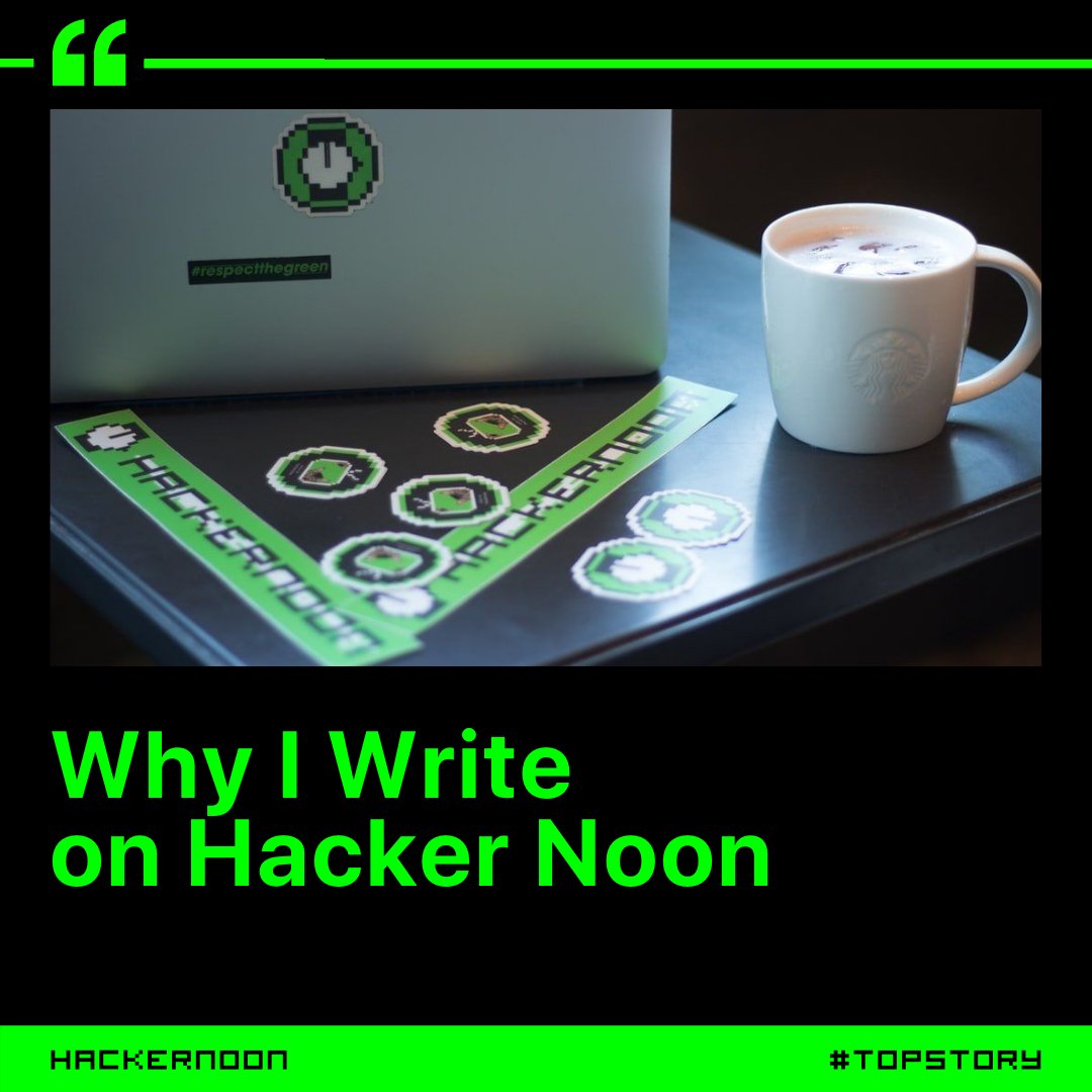hackernoon's tweet image. buff.ly/3kNYDDv
&quot;It’s helped me grow my skills as a writer and marketer as well as introducing me to new friends. And for that, I’m grateful.&quot;, @LBLewisAuthor. 

 #StoryOfTheDay #hackernoonproduct #hackernoon #techdiversity #webmonetization