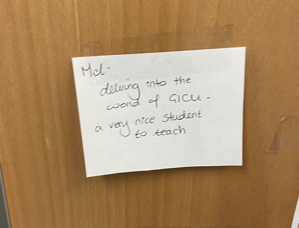 mferrisphysio's tweet photo. Half way through placment at @UHS_CritCare and made it to the wall of love 😊

Learning so much on GICU with an amazing team! https://t.co/DVAO7vyDsm