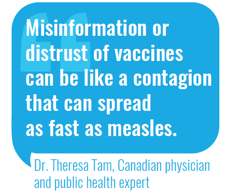 FirstBook's tweet photo. “Misinformation or distrust of vaccines can be like a contagion that can spread as fast as measles.” - Dr. Theresa Tam
Discover the latest research and findings in our easy to digest #GiveLearningaShot Timer Saver ➡️ https://t.co/8KzdcEYhcU. https://t.co/5fkvZbT1Hn