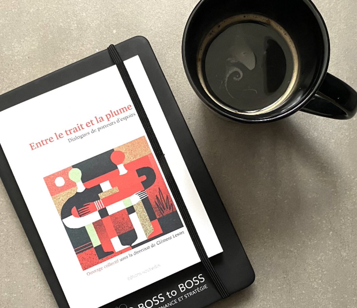 Quelle fierté de voir que les BOSS de notre écosystème se livrent au sein de l’ouvrage “Entre le trait et la plume - dialogue de porteurs d’espoir”📚
Belle initiative altruiste dont les profits seront reversés à l’association@60000rebondsfr 👏🏼
#dirigeants  #engagement #témoignage
