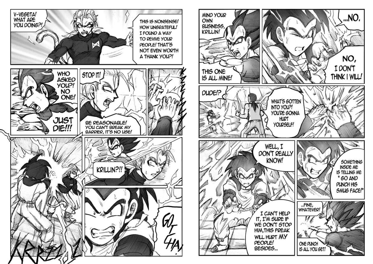 GtScrapbook's tweet photo. Kick The Impostor out of his Barrier!!
#dragonballns #dbns #dbz #fanmanga #sketch https://t.co/4rtIKb3Zst