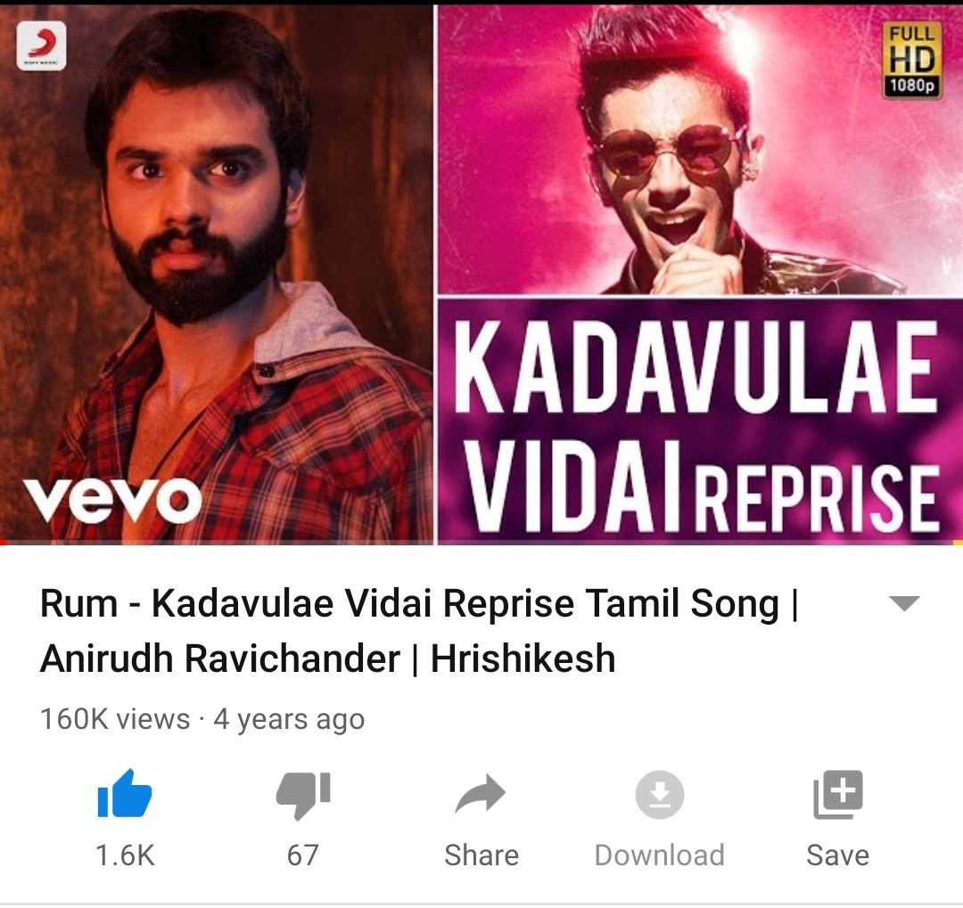 AnirudhMusicFvr's tweet photo. When they say Views judge the quality of your music, they're COMPLETELY WRONG!! 
These songs may have less views, but are some of the bests Rockstar have ever composed! ❤ @anirudhofficial

#Avalukena #KadavuleVidaiReprise #OreyOru #KatharaayadamReprise
@VigneshShivN @jonitamusic https://t.co/bnlmKELJbC