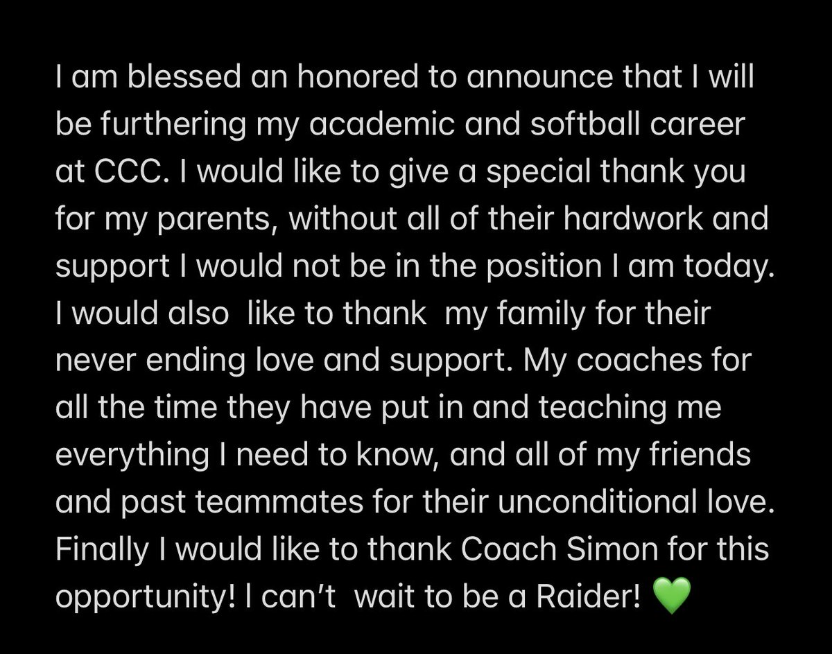 payten_gibson's tweet photo. @CCCSoftball1 https://t.co/Gha5uy2Xbx