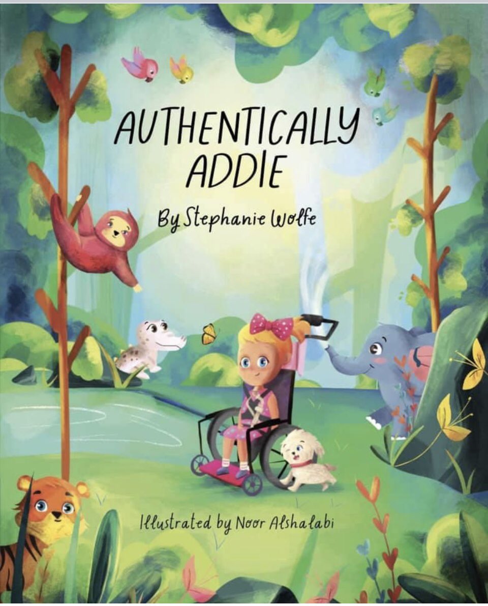 Being_Just_Us's tweet photo. How exciting! Another new children’s book that tells the story of Addie - a special little girl that visits a zoo and meets amazing animal friends with disabilities. A great story written by author Stephanie Wolfe. Check it out on Amazon now! 

https://t.co/33Wgdyxcog https://t.co/ssEkwN2JBS