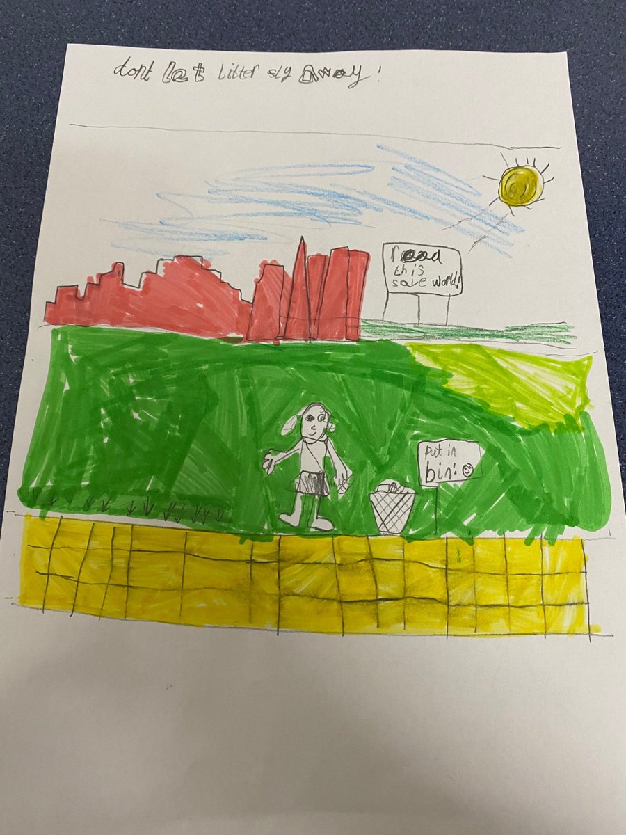 Children from <a href="/GranbyPrimary/">Granby Primary</a> have been busy on the 
<a href="/EcoSchools/">Eco-Schools England</a> #LitterLessTogether and #LitterLessCampaign. Fantastic posters from MC, NPD and OD !