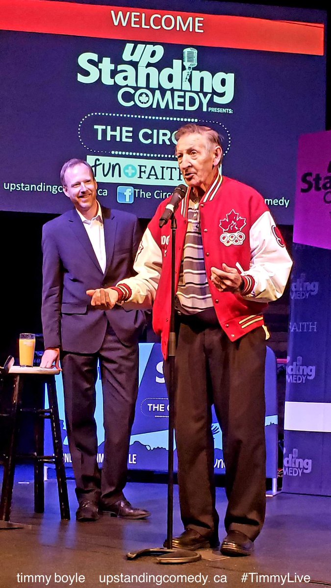 timmybits's tweet image. That time Walter Gretzky attended my #comedy show was one of my most cherished experiences ever. The world lost a legend whom I had the privilege to meet and perform for. #RIPWalter #TimmyLive