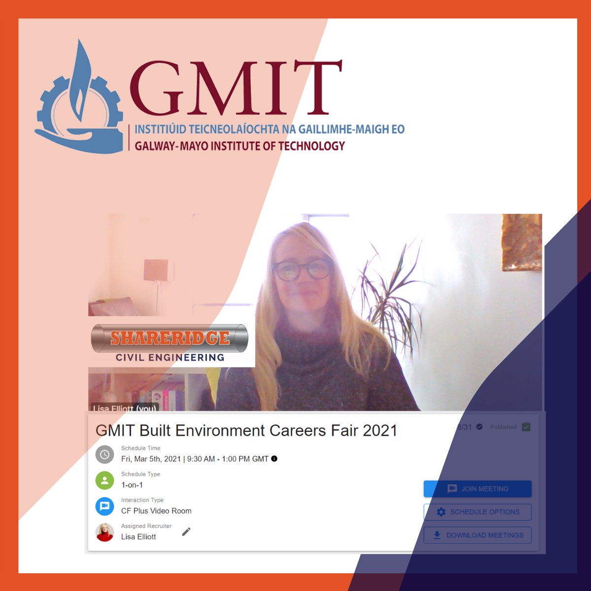 shareridge's tweet photo. A great day at the GMIT Built Environment Careers Fair 2021. An amazing group of graduates, eager to start their engineering careers in the construction industry. Thanks @GMIT for the excellent platform &amp; best of luck to all the graduates in the final stretch of their final year! https://t.co/Cc6qsU300x