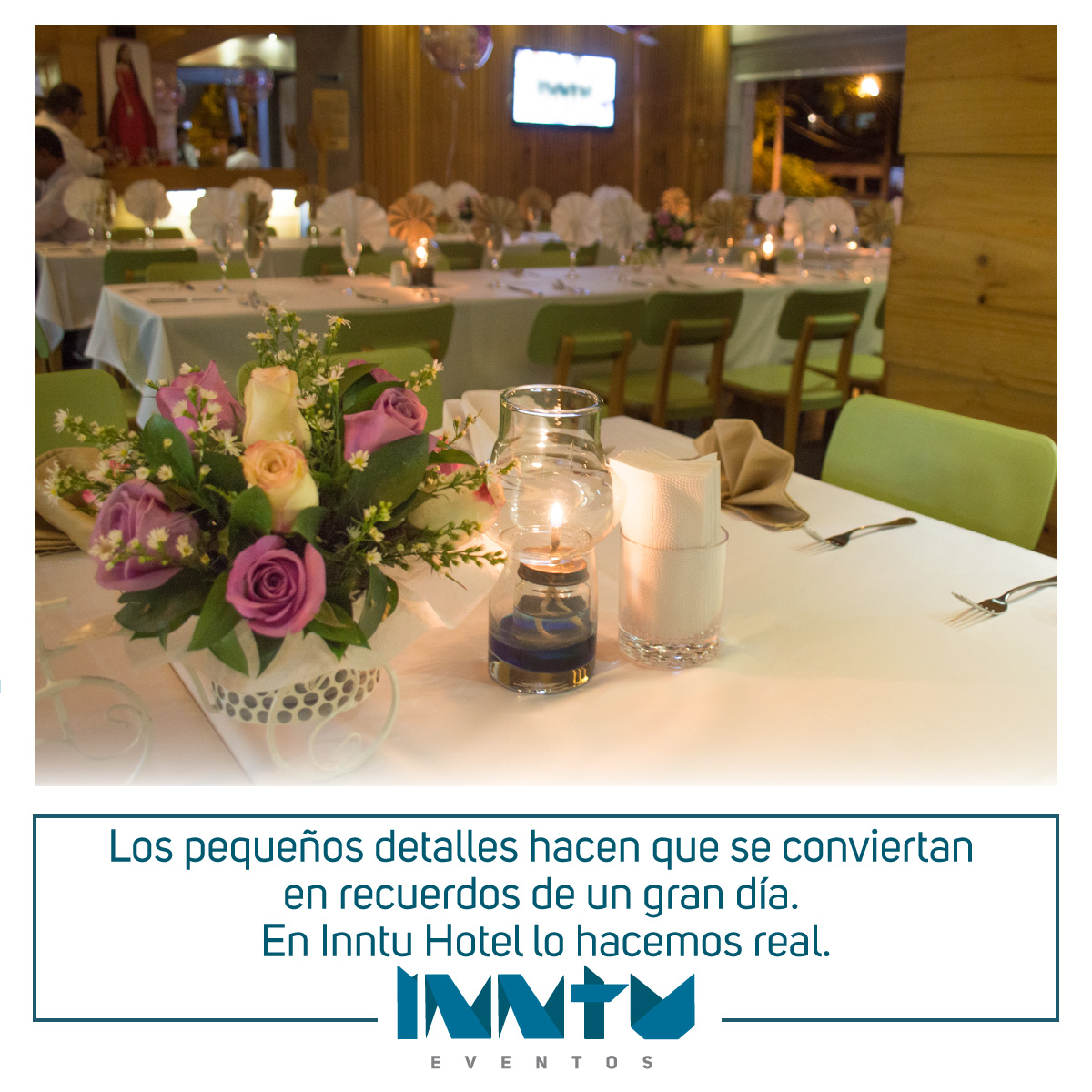 Contamos con salones amplios y listos para ese gran día que estas planeando, queremos ser parte de ese momento.
Reserva en inntueventos.com o llama al +57 3006738255. #hotel #work #working #myjob #company #eventos #eventossociales #eventosempresas  #TRABAJOENEQUIPO