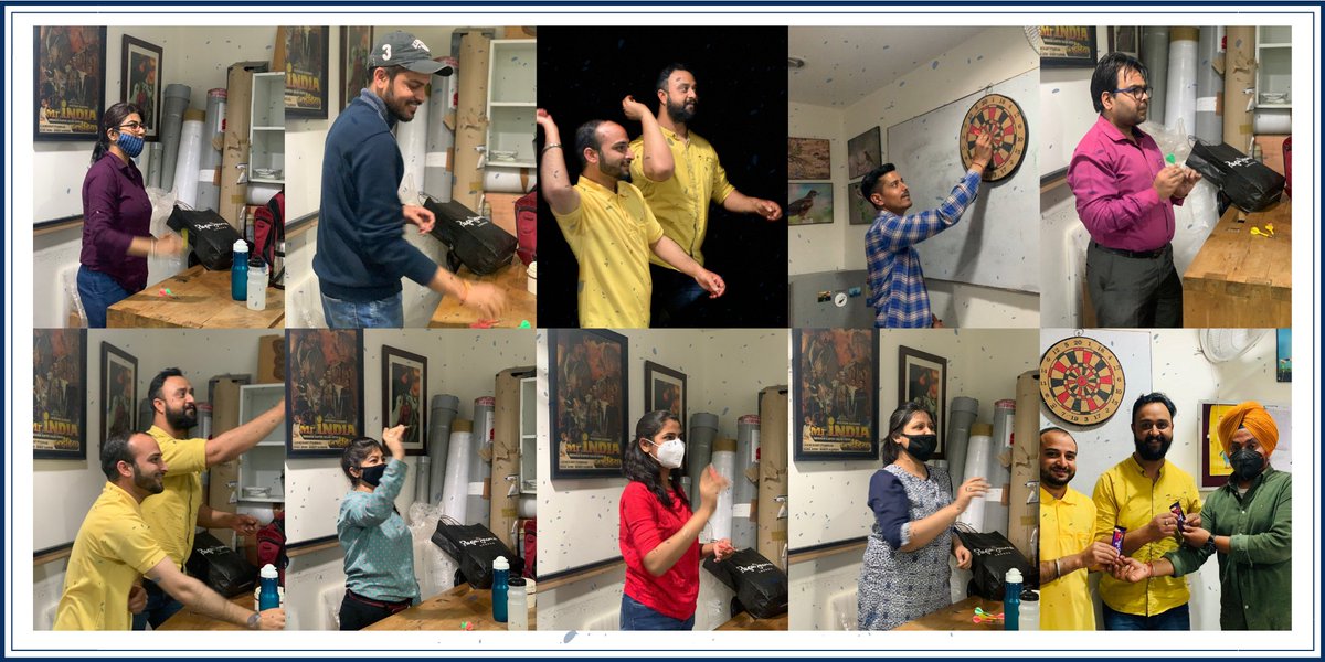 GrayCellTech's tweet photo. #FunFriday
Sharing a glimpse from this week's πΈ activity!
Activity - Dart Competitionπ―
-
-
#GrayCellTechnologies #officelife #activity #dart #dartcompetition #officegames #GrayCellians #fun #happyweekend #Weekendfun #aiming #funfridays #teamgames https://t.co/caOcQZ9jZU