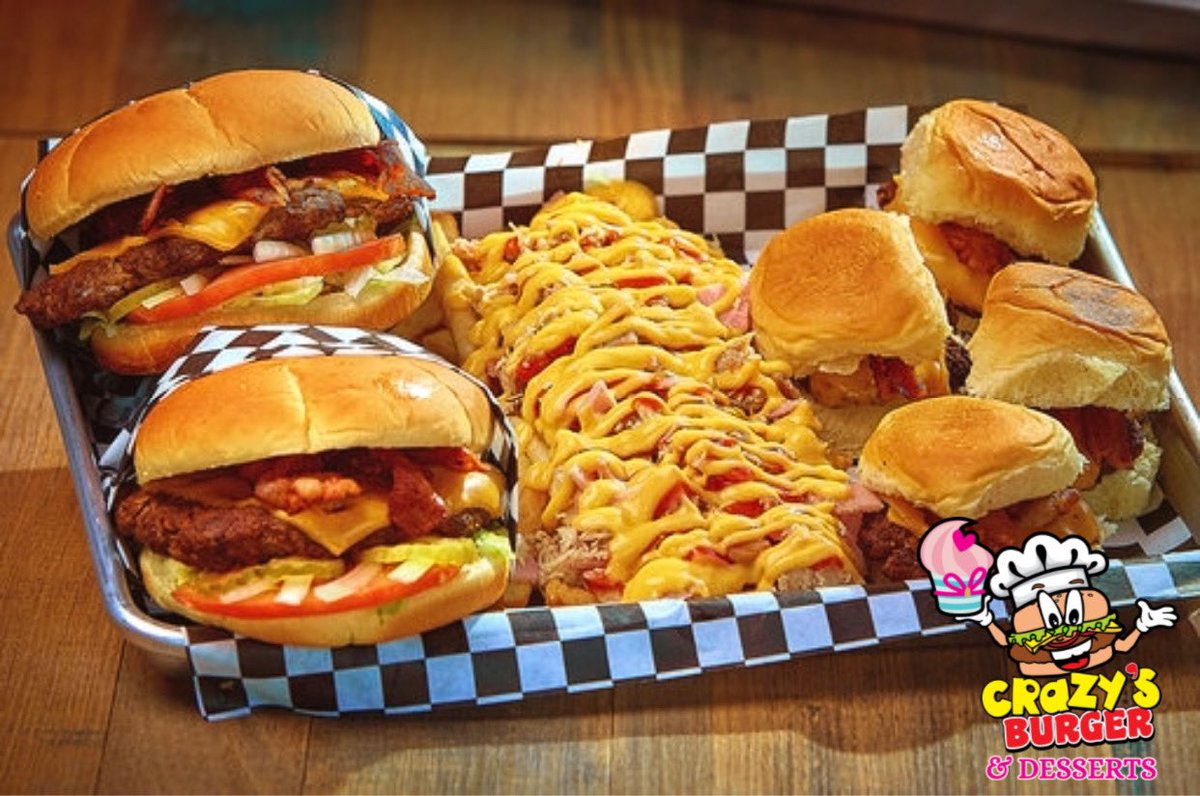 crazysburger's tweet photo. De las Box Favoritas 🍔🥓🍟

1: Churrasco Burger 🍔🥓🍔🥓🍟

*2 Bacon Burger con Papas Churrasco 
__________________________________

2: Family Burger 

*2 Bacon Burger 
*4 Slider (Mayoketchu, Queso, Bacon)
*1 Sizes de Papas Crazys 

787-782-0941 https://t.co/kkqfxo0gEy