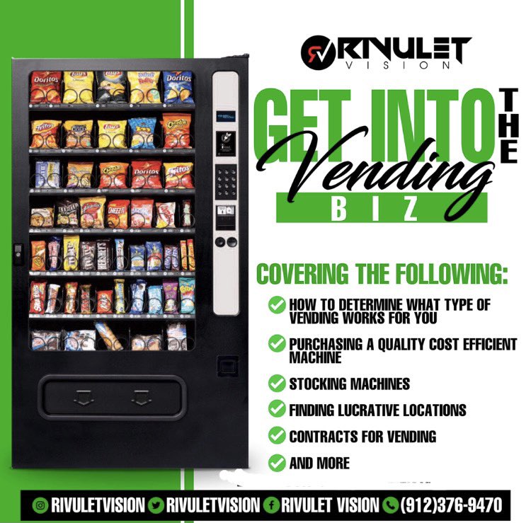 Want To Get Into The #Vending Business? Powered By: <a href="/RivuletVision/">Rivulet Vision Inc.</a>