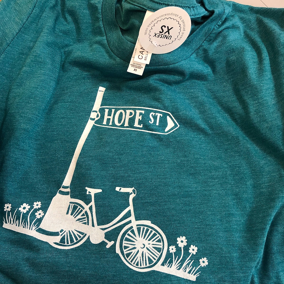 Holy Hope Street, Batman, look what our neighbor Ryan from @maisonwares just dropped off. Brand New Hope Street Tees! Available in a mug as well, both online and in-store ❤️