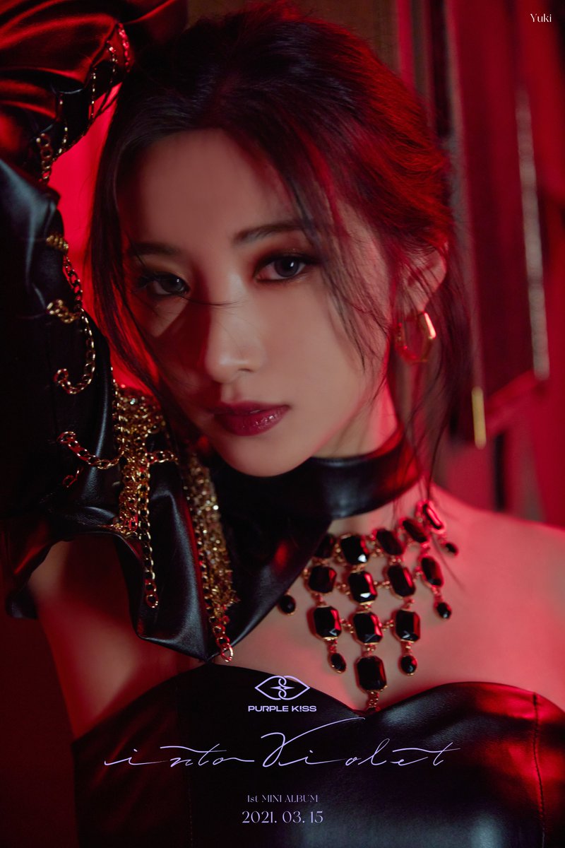 퍼플키스] 1ST MINI ALBUM [INTO VIOLET] 🔹 CONCEPT PHOTO 🔹 🔹 YUKI