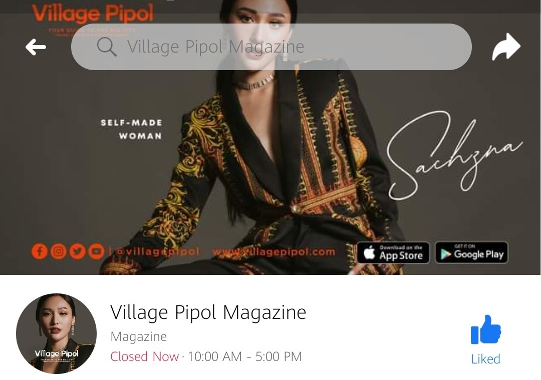 flyhybutterfly's tweet photo. Like and Follow 👇
" VILLAGE PIPOL MAGAZINE "

to see their latest and updated MARCH COVER 
the one and only Miss Flawless
SACHZNA LAPARAN 💜

FB : https://t.co/ztRi9HccgH
TWITTER : @villagepipol
IG :https://t.co/tVRT8svyep

#SachznaLaparanForVP
#VillagePipolSachzna
#SelfMadeCEO https://t.co/MCH8YbFyji