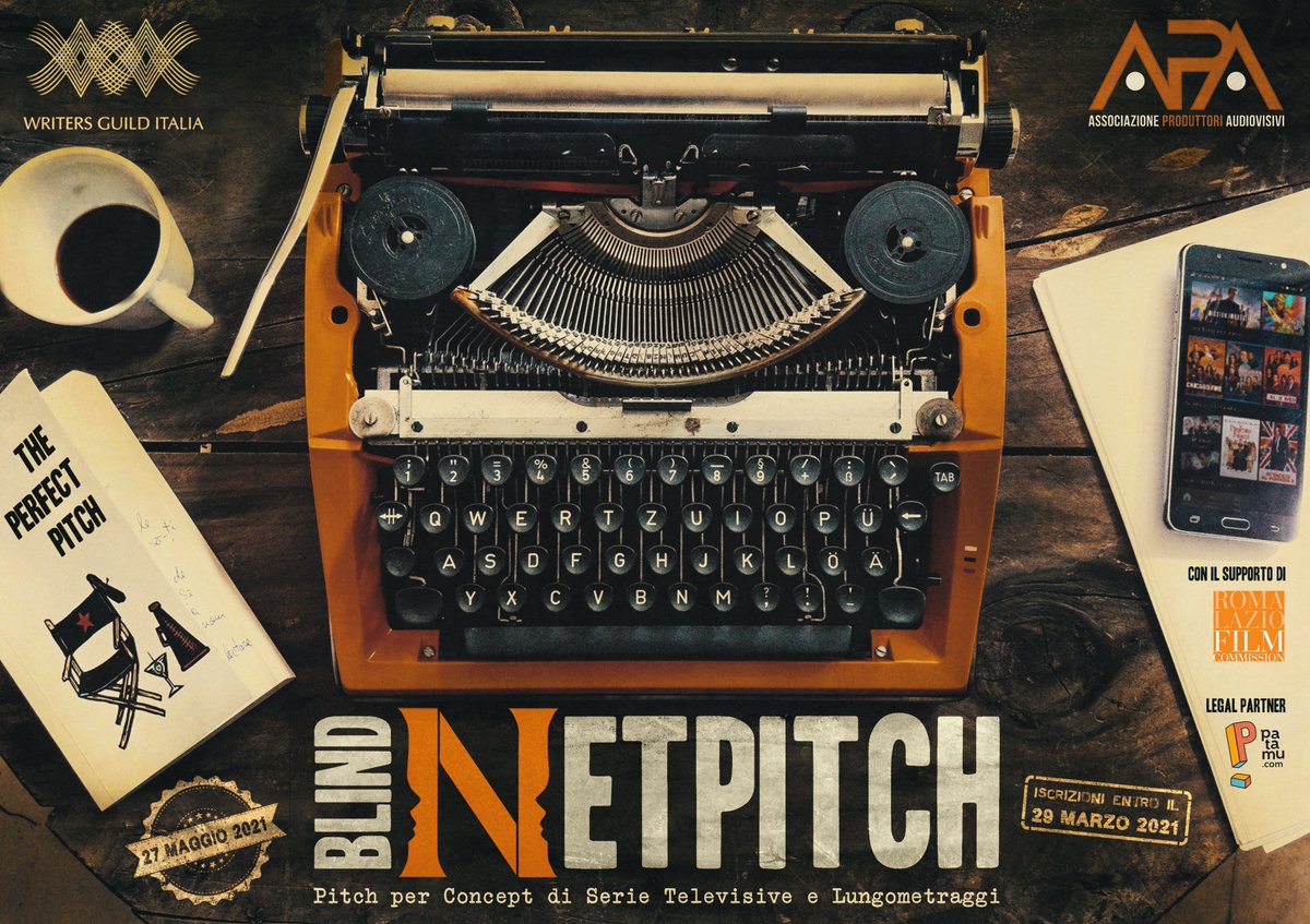 APAudiovisivi's tweet photo. "BLIND NETPITCH" al via!🖊🎬💥👇

@writersguildita, in collaborazione con #APA, apre oggi ufficialmente le selezioni per l’edizione 2021 del progetto per autori\sceneggiatori e produttori: BLIND #NETPITCH. 

➡️https://t.co/YONBYZ7bft https://t.co/SwP2VuQn8U