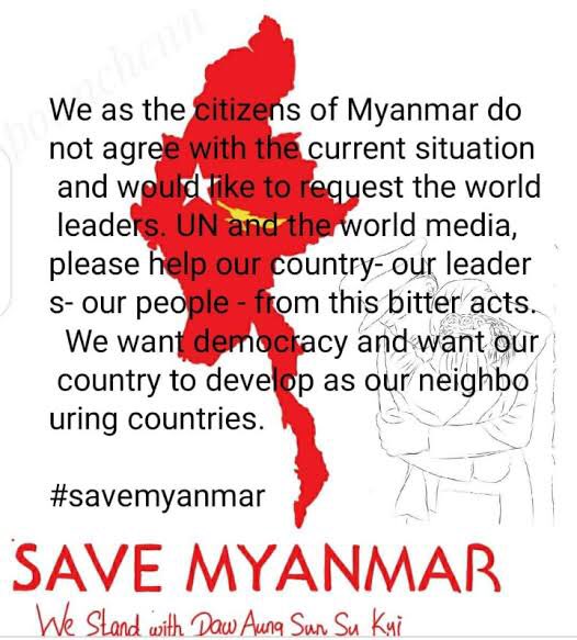 yukiyuhnin's tweet photo. #WhatsHappeningInMyanmar #WeNeedR2PInMyanmar #SaveMyanmar https://t.co/f67uAjdgcf