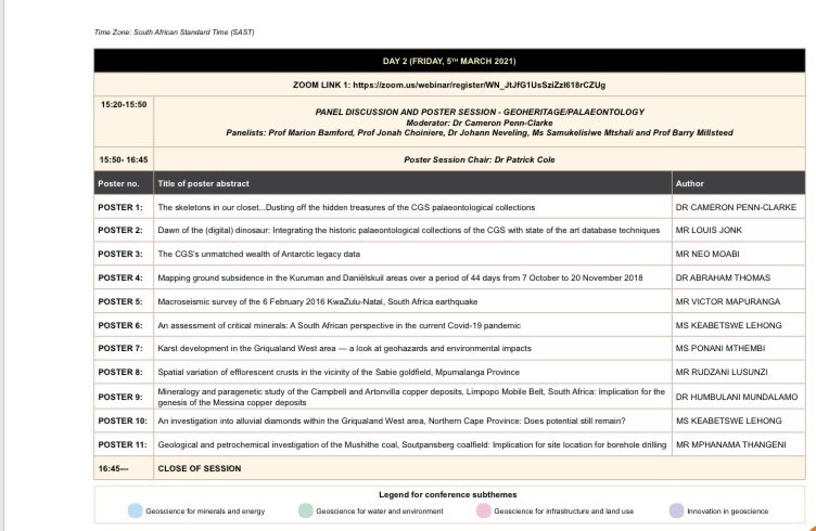 CGS_RSA's tweet photo. Posters presentations #CGSConference2021 #Geoscience #AFulcrumOfHumanDevelopment https://t.co/WKeSbJBXSZ