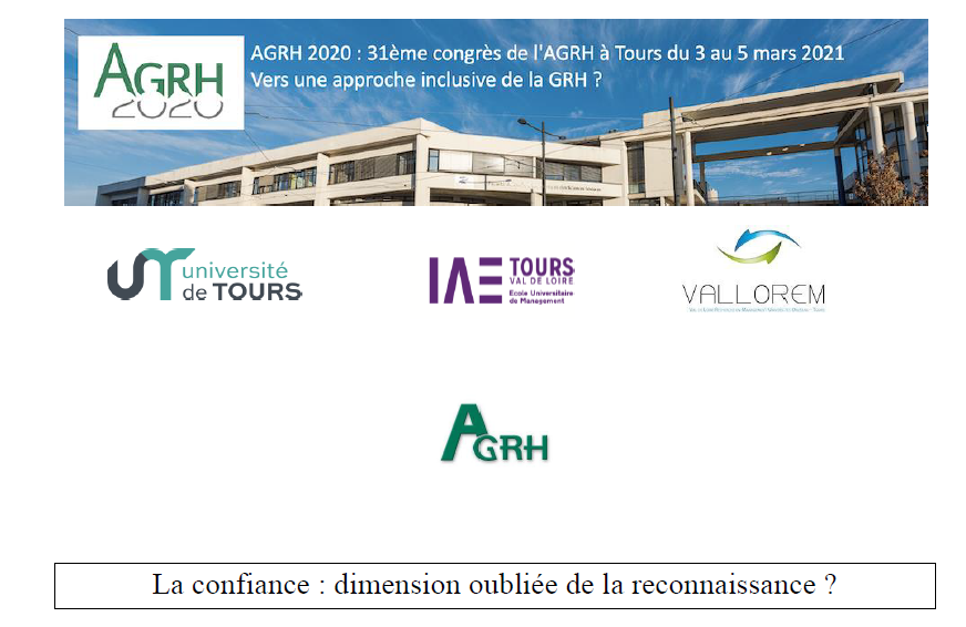 ClairePicque's tweet photo. Très contente d'avoir pu présenter avec mes co-auteurs deux recherches en cours lors de l'AGRH ! 
"Manager la science et les chercheurs : quel rôle des managers ?" avec Jean-Yves Ottmann
"La confiance : dimension oubliée de la reconnaissance ?" avec @Laura_dhont 

#AGRHTours https://t.co/OVDj6bNYFt