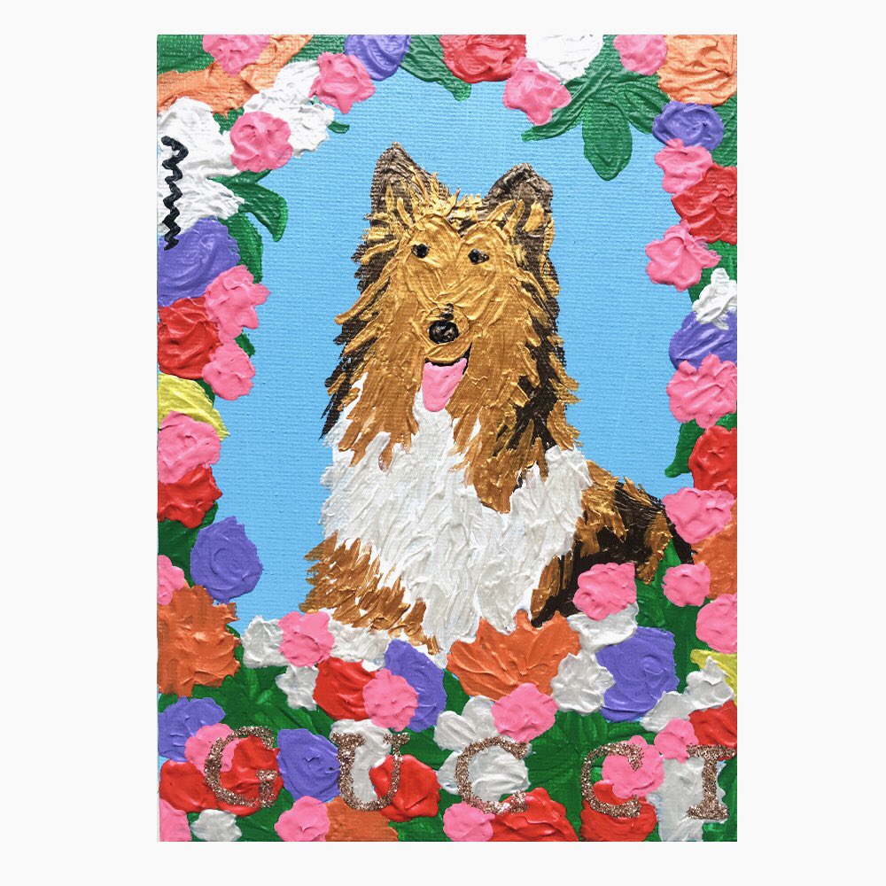 martamorientes's tweet photo. My series of paintings of G*cci Pooches. Check out more of my work at https://t.co/GJldbYNQZ5 https://t.co/nJVacjBPfm