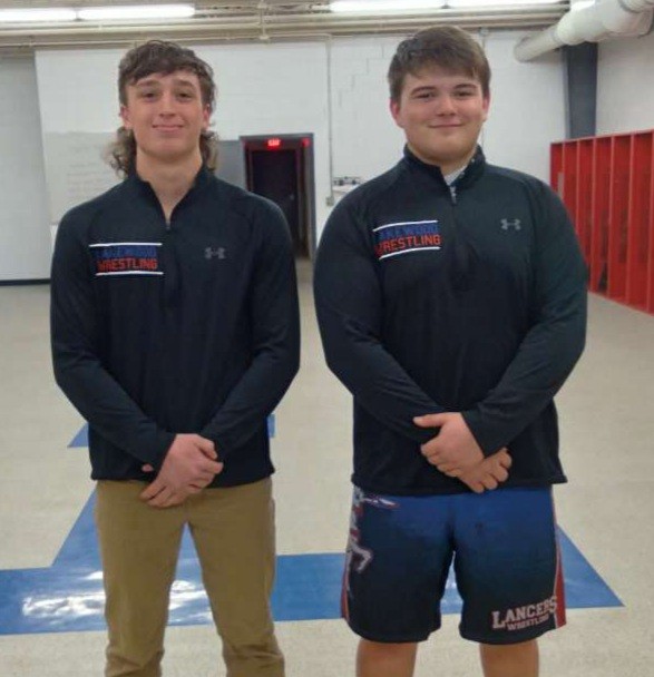 MelissaT4kids's tweet photo. Good luck to Lakewood wrestlers @LakewoodLSD_HS @LWHSLancers Robby Taylor @RobbyTa70580381 and Keegan Jacks @JacksKeegan as they travel to the Division II district wrestling tournament in Wilmington today. https://t.co/n3k6RkQfmK
