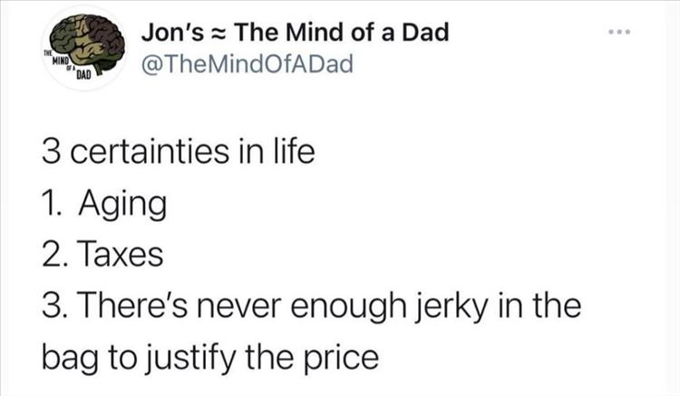 I know we all have a lot going on right now, but this jerky issue is real . . .
